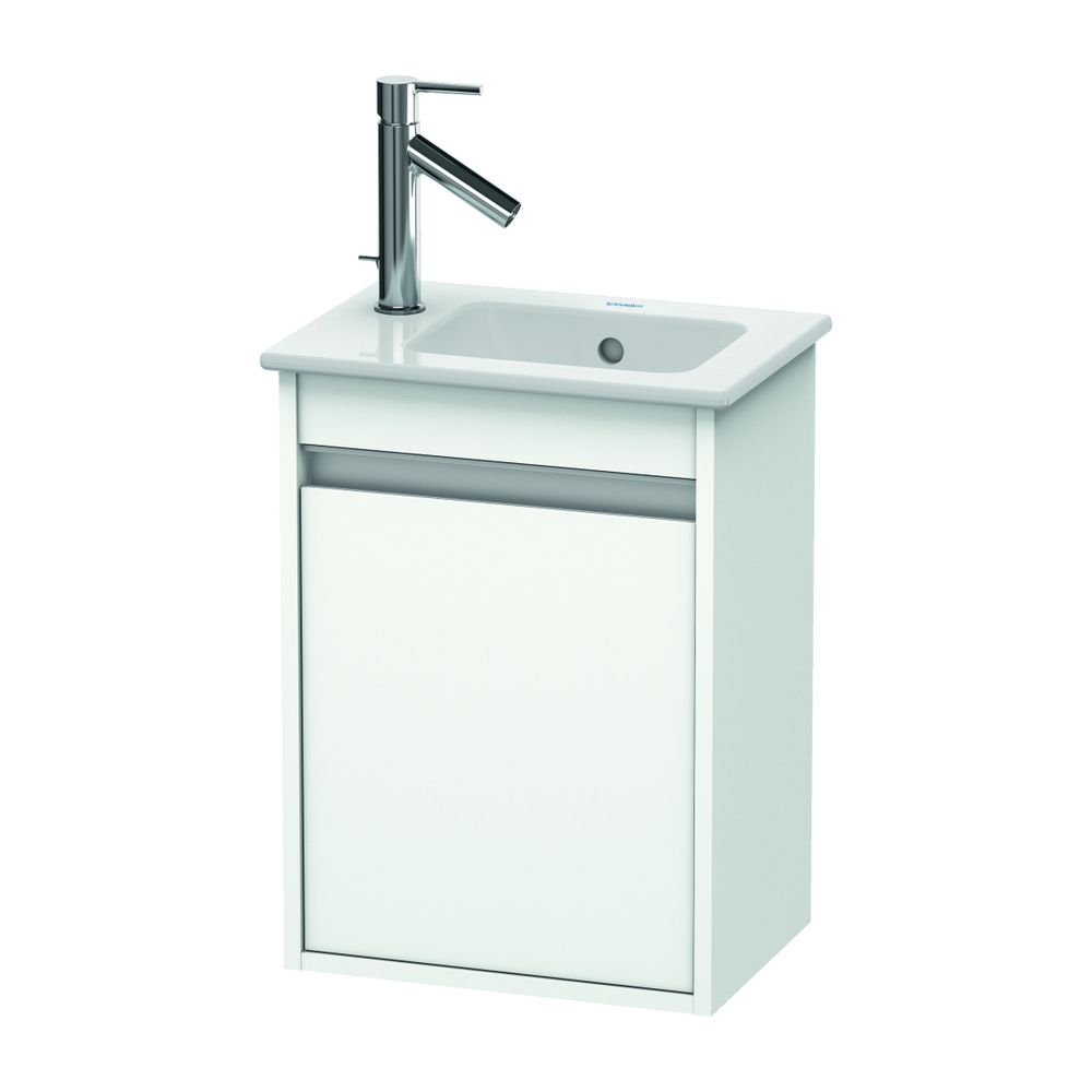 Duravit Ketho Waschtischunterbau wandh. 285x400x550mm, R Mattweiß, Griffleiste Sil... DURAVIT-KT6417R1818 4053424445533 (Abb. 2)