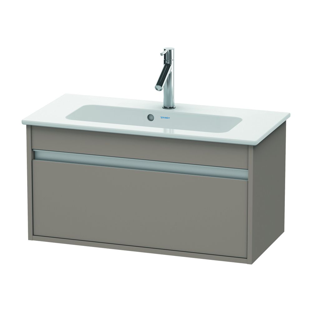 Duravit Ketho Waschtischunterbau wandh. 385x800x410mm, Compact Basalt Matt, Griffl... DURAVIT-KT642304343 4053424455549 (Abb. 2)