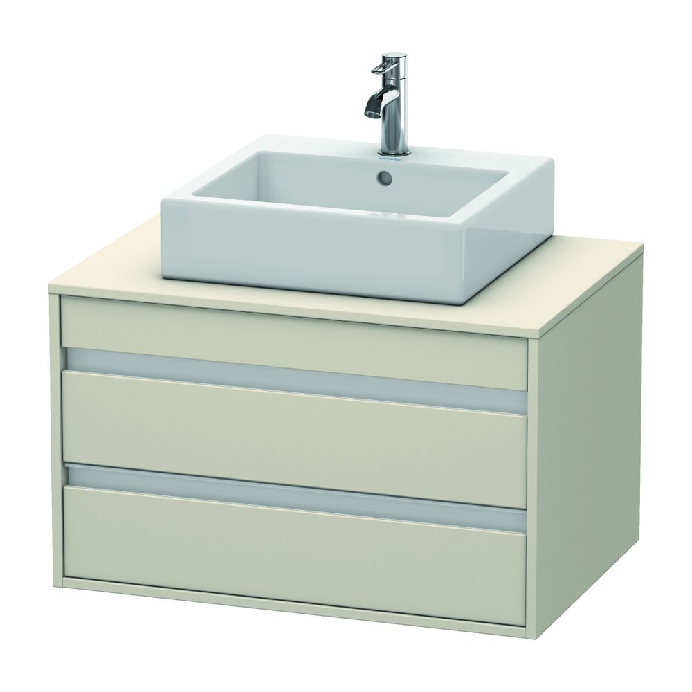 Duravit Ketho Konsolenwaschtischunterbau wandh. 550x800x496mm mittig, mit KSP, Tau... DURAVIT-KT665409191 4053424338279 (Abb. 1)