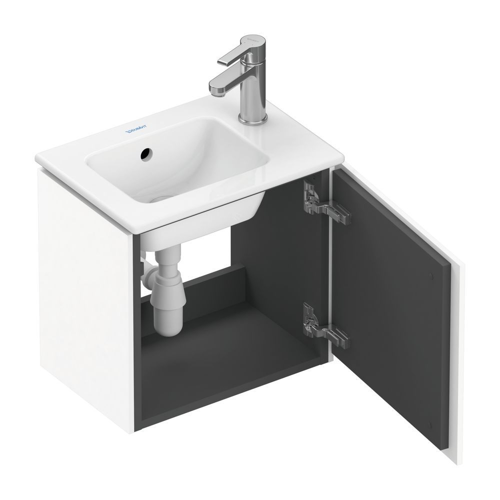 Duravit L-Cube Waschtischunterbau wandh. 294x420x400mm, R, Mattweiß, Grifflos, 1 T... DURAVIT-LC6272R1818 4053424109107 (Abb. 8)