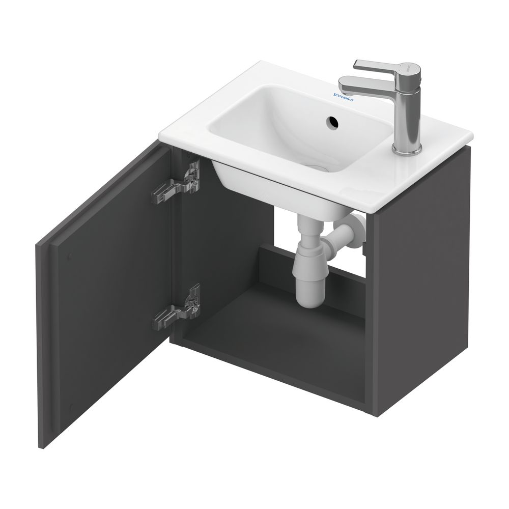 Duravit L-Cube Waschtischunterbau wandh. 294x420x400mm, L, Graphit Matt, Grifflos,... DURAVIT-LC6272L4949 4053424108803 (Abb. 8)