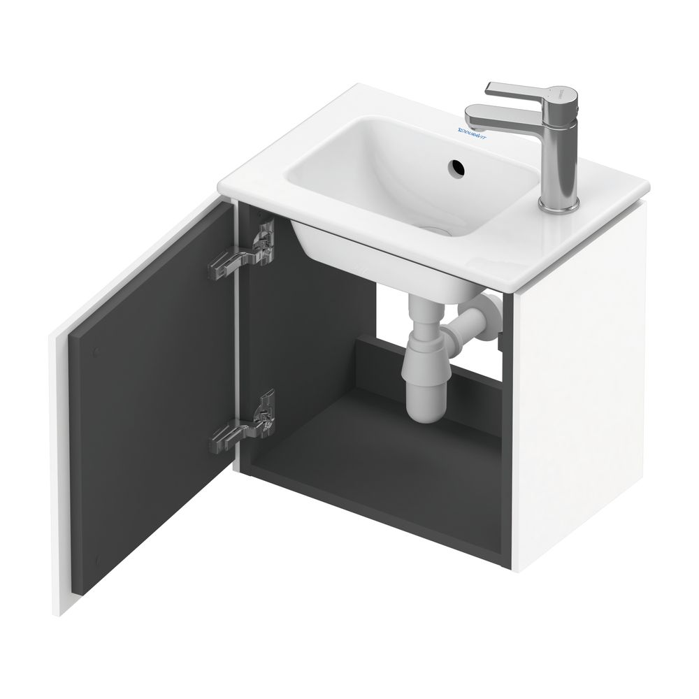 Duravit L-Cube Waschtischunterbau wandh. 294x420x400mm, L, Mattweiß, Grifflos, 1 T... DURAVIT-LC6272L1818 4053424108773 (Abb. 9)