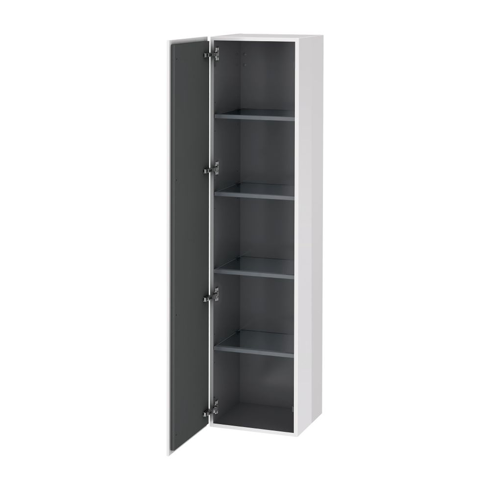 Duravit L-Cube Hochschrank Lack 363x400x1760mm, Taupe SM, 1 Tür R, Grifflos, 4 Gla... DURAVIT-LC1180R8383 4067116009965 (Abb. 2)