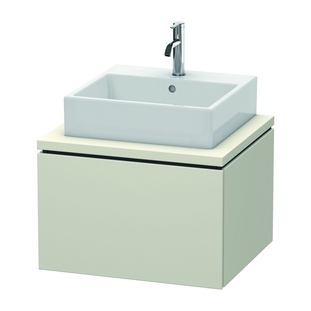 Duravit L-Cube Konsolenwaschtischunterbau wandh. 547x620x400mm ohne KSP Taupe Matt... DURAVIT-LC581009191 4053424368658 (Abb. 1)