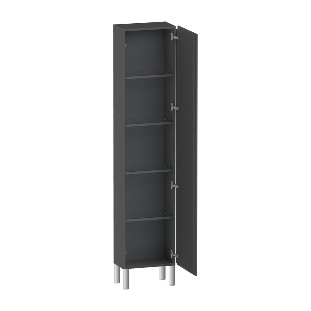 Duravit L-Cube Hochschrank Echtholzfurnier 243x400x1760mm Graphit Matt, 1 Tür R, ... DURAVIT-LC1170R4949 4053424305738 (Abb. 13)