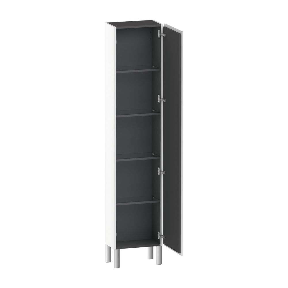 Duravit L-Cube Hochschrank Echtholzfurnier 243x400x1760mm, Mattweiß, 1 Tür R, Gri... DURAVIT-LC1170R1818 4053424305707 (Abb. 13)