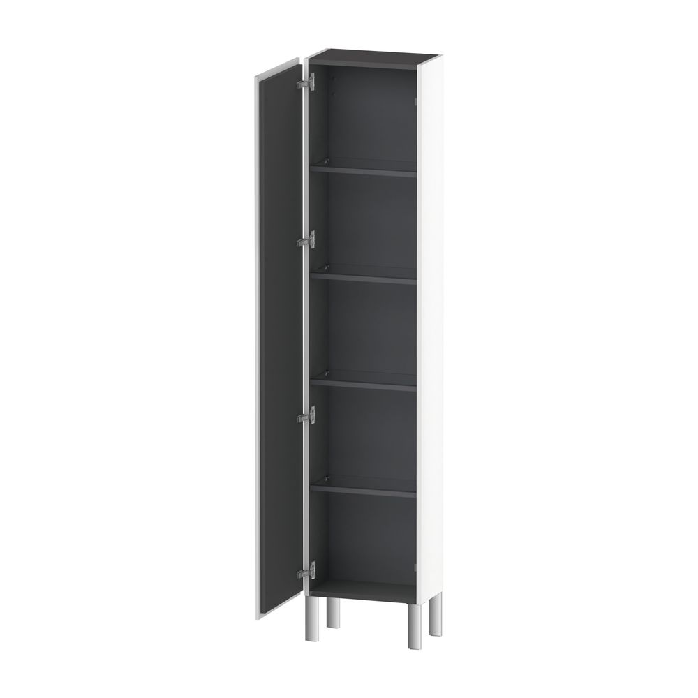 Duravit L-Cube Hochschrank Echtholzfurnier 243x400x1760mm, Mattweiß, 1 Tür L, Gri... DURAVIT-LC1170L1818 4053424305400 (Abb. 13)