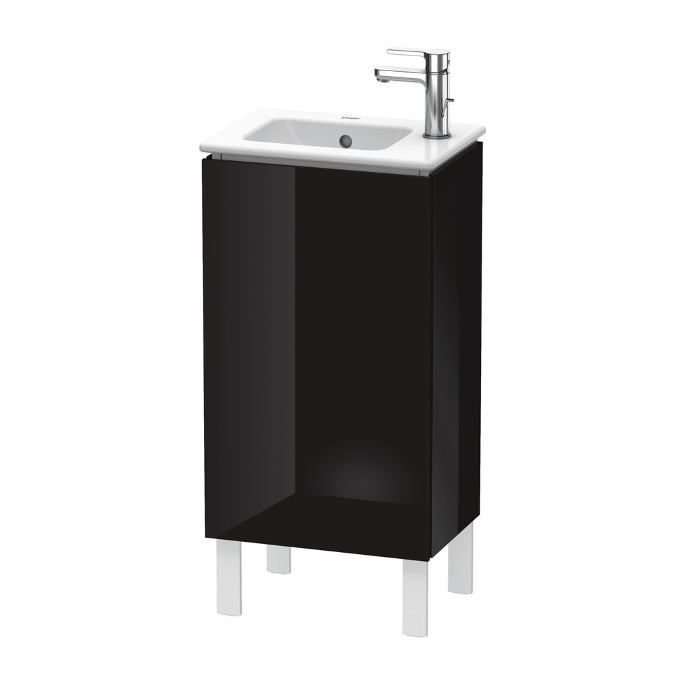 Duravit L-Cube Waschtischunterbau bodenst. 294x420x704mm L, Schwarz HG, Lack, Grif... DURAVIT-LC6273L4040 4053424130804 (Abb. 1)