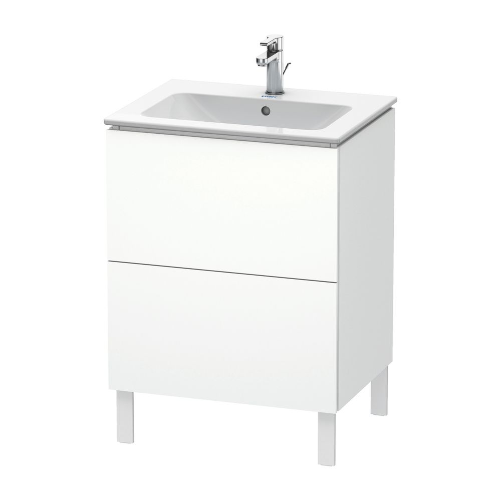 Duravit L-Cube Waschtischunterbau bodenstehend 481x620x704mm, Mattweiß, Grifflos, ... DURAVIT-LC662501818 4053424001791 (Abb. 2)