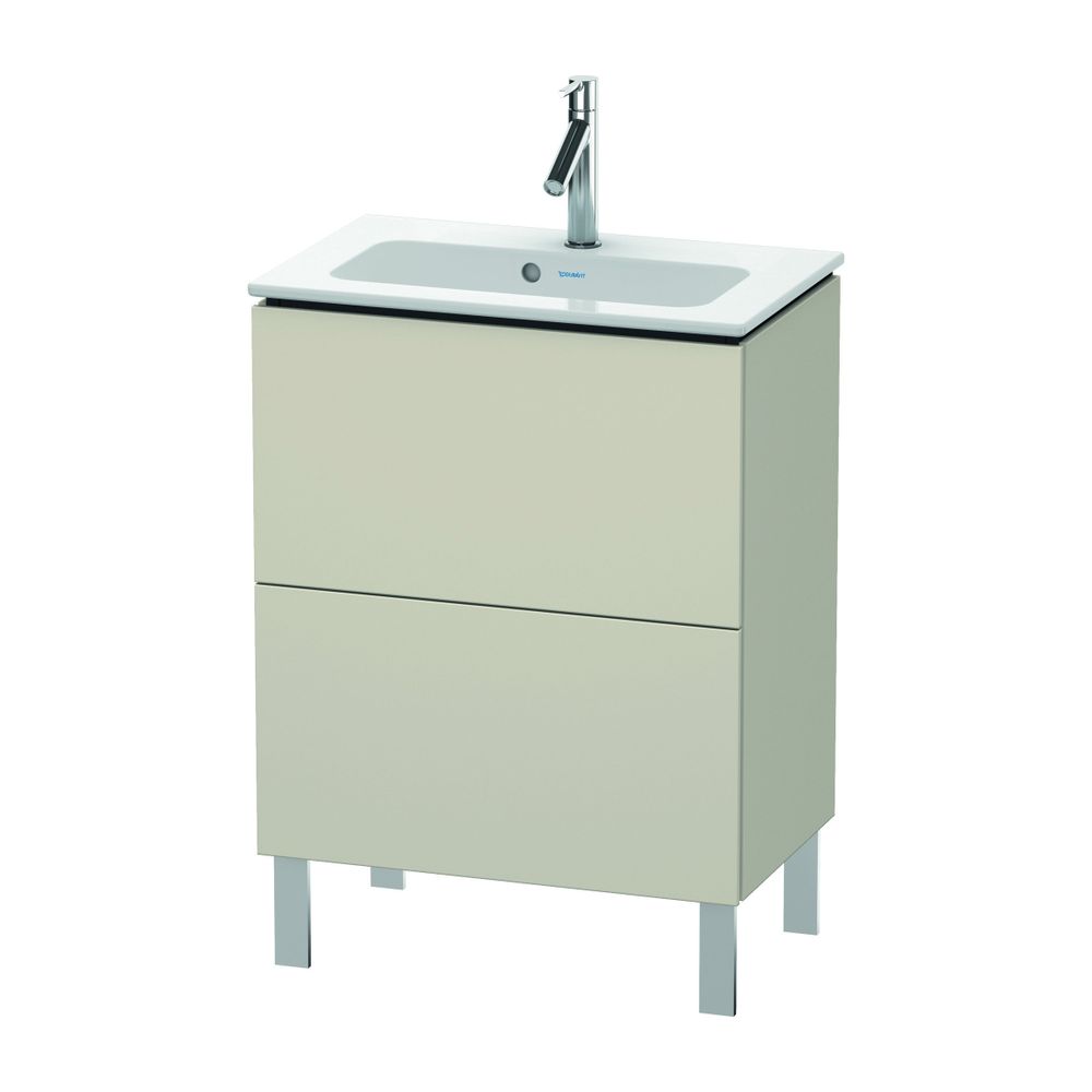 Duravit L-Cube Waschtischunterbau bodenstehend 391x620x704mm Taupe Matt, Grifflos,... DURAVIT-LC667309191 4053424453996 (Abb. 1)