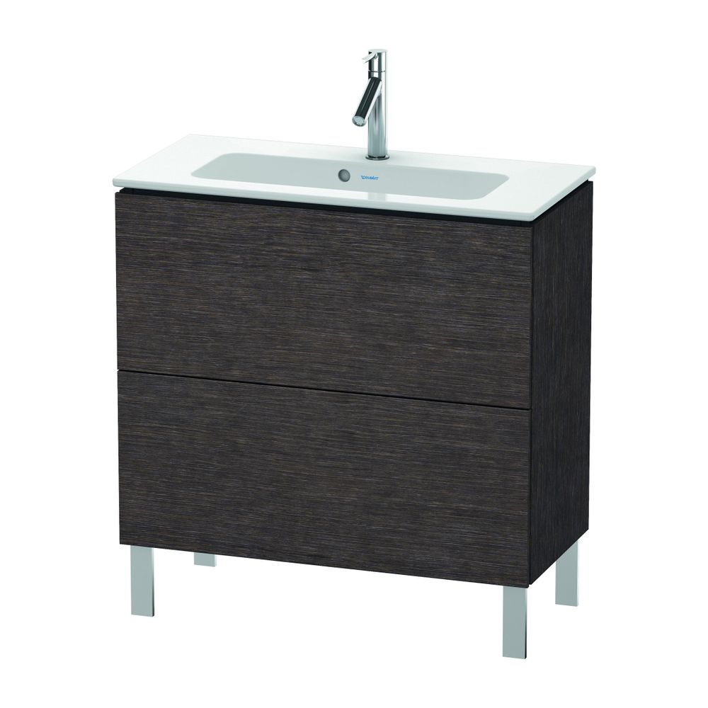 Duravit L-Cube Waschtischunterbau bodenstehend 391x820x704mm Eiche dunkel gebürste... DURAVIT-LC667407272 4053424454375 (Abb. 1)