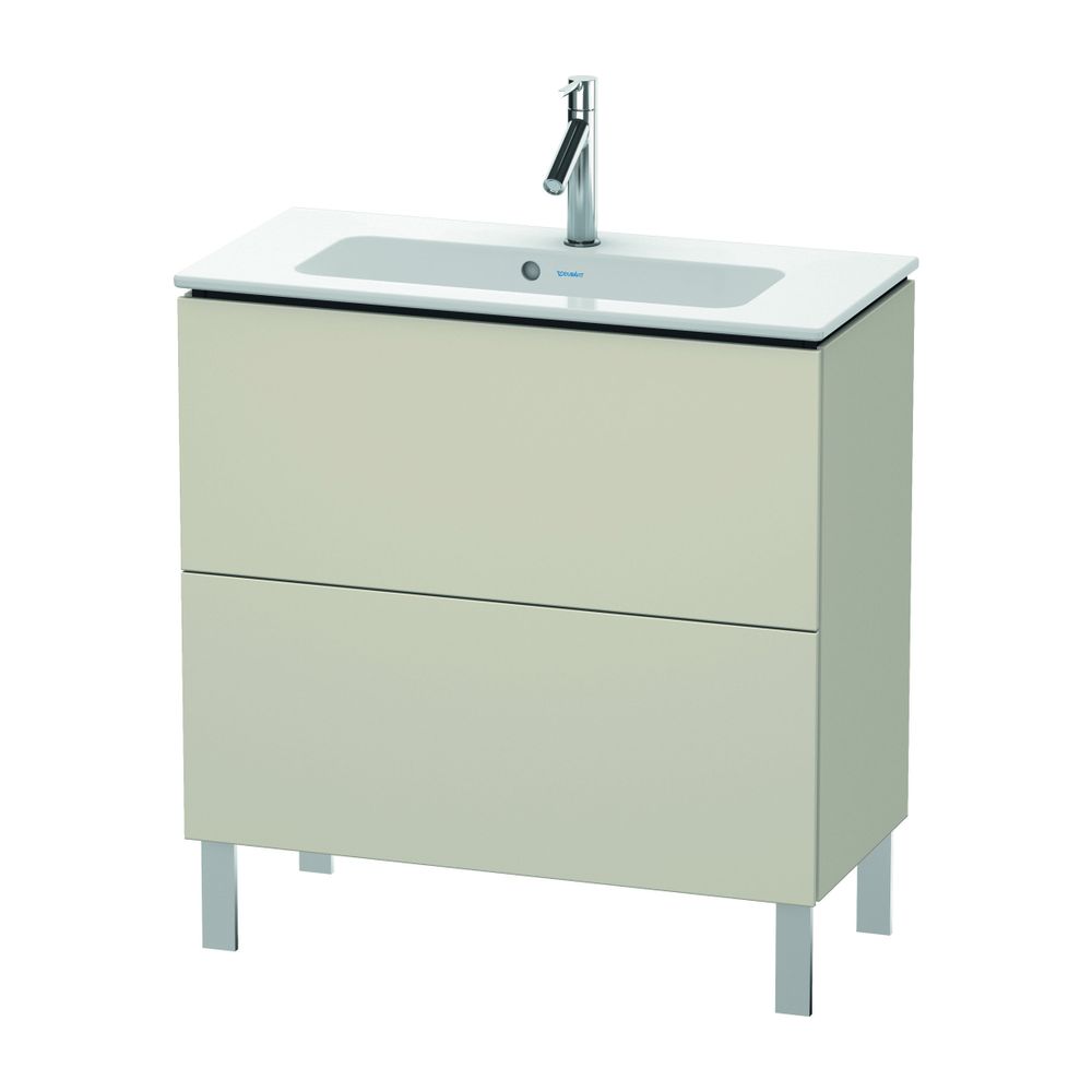 Duravit L-Cube Waschtischunterbau bodenstehend 391x820x704mm Taupe Matt, Grifflos,... DURAVIT-LC667409191 4053424454290 (Abb. 2)