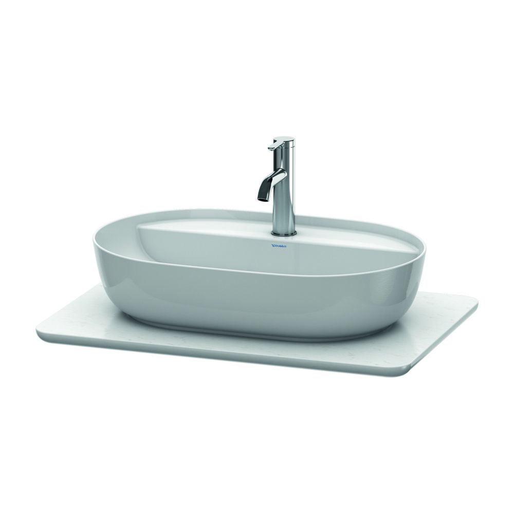 Duravit Luv Konsole 475x688x20mm, 1 Ausschnitt/Waschplatz, Luv Konsole, Weiß polie... DURAVIT-LU946501717 4053424465951 (Abb. 8)