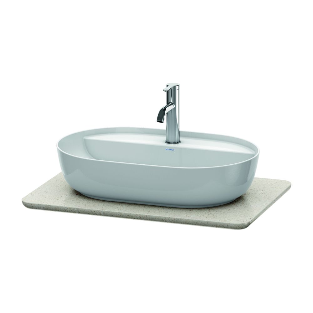 Duravit Luv Konsole 475x688x20mm, 1 Ausschnitt/Waschplatz, Luv Konsole, Sand polie... DURAVIT-LU946502525 4053424465975 (Abb. 1)