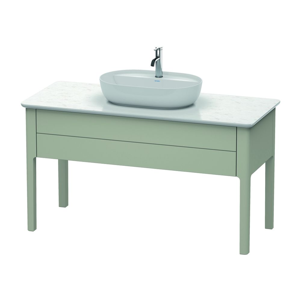 Duravit Luv Konsolenwaschtischunterbau bodenstehend 570x1338x743mm ohne KSP Taupe ... DURAVIT-LU956106060 4053424465388 (Abb. 4)