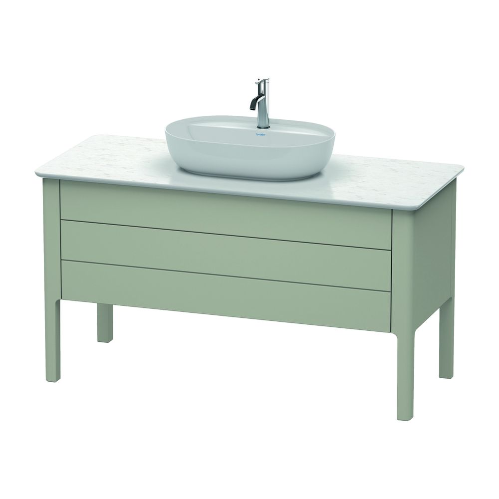 Duravit Luv Konsolenwaschtischunterbau bodenstehend 570x1338x743mm ohne KSP Taupe ... DURAVIT-LU956606060 4053424465685 (Abb. 2)