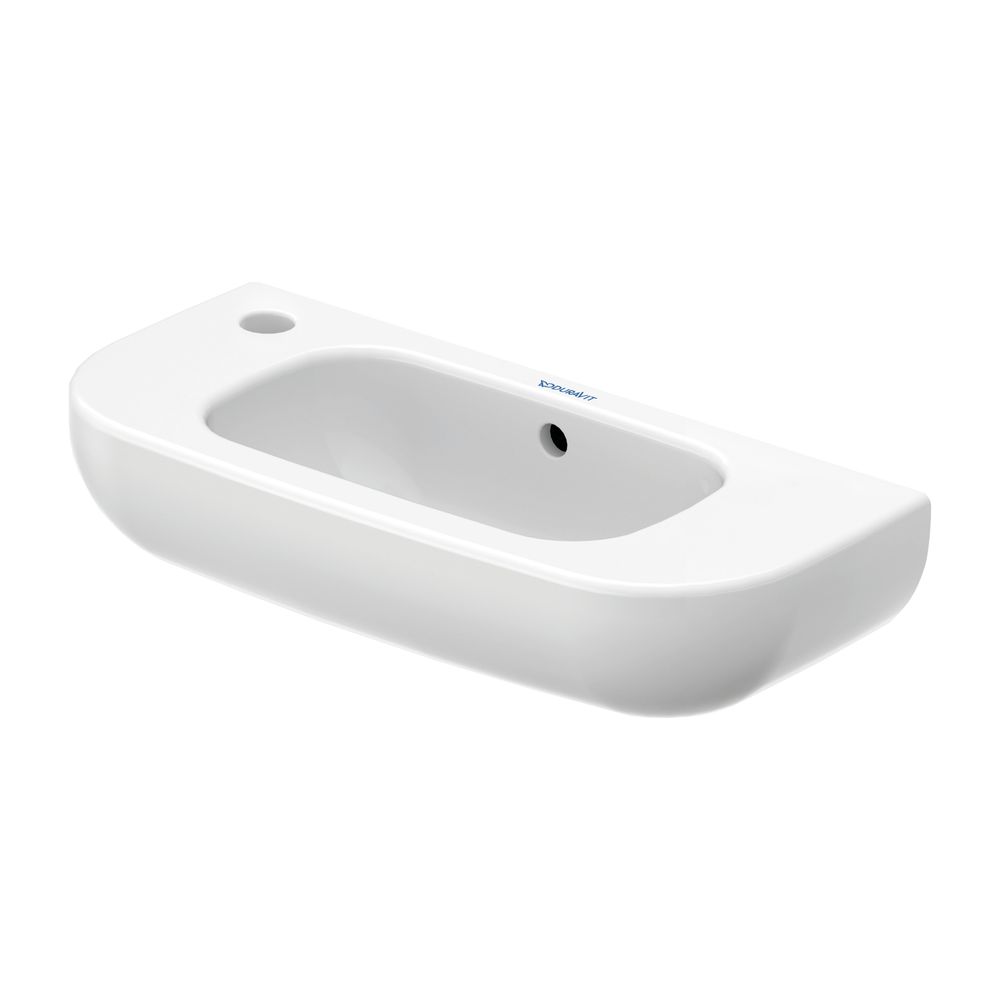 Duravit D-Code Handwaschbecken 220x500x135mm, Weiß Hochglanz, Rechteckig, 1 Waschpl... DURAVIT-0706500009 4021534346378 (Abb. 2)