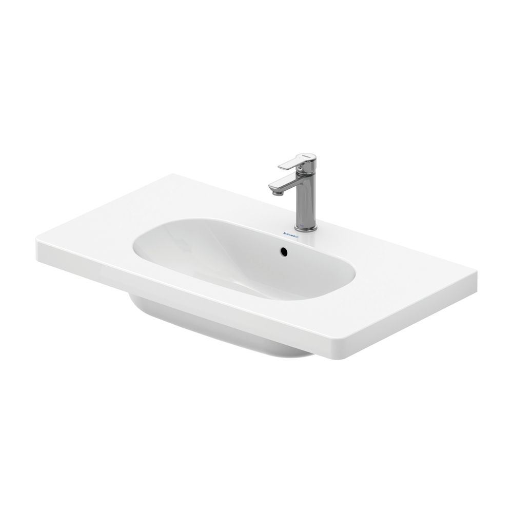 Duravit D-Code Waschtisch 485x850x180mm, Weiß Hochglanz, Rechteckig, 1 Waschplatz/... DURAVIT-03428500002 4021534458545 (Abb. 1)