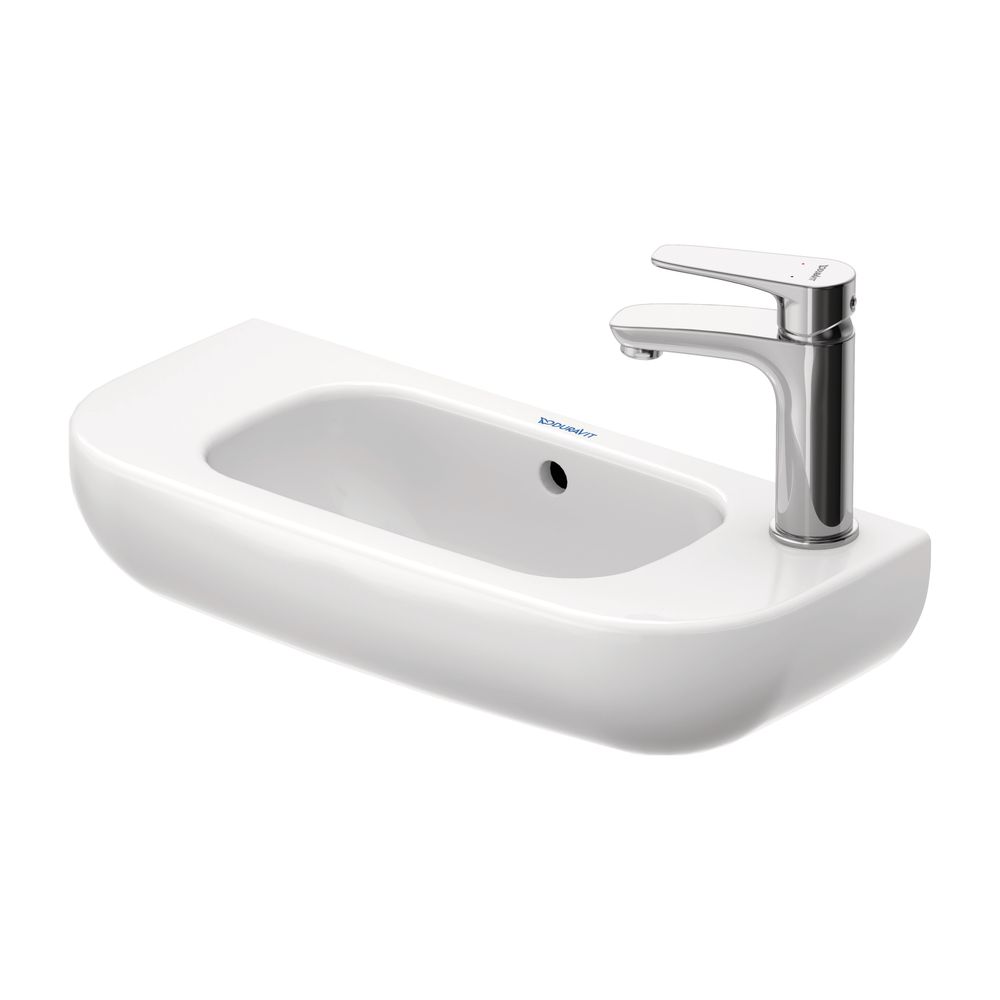 Duravit D-Code Handwaschbecken 220x500x135mm, Weiß Hochglanz, Rechteckig, 1 Waschpl... DURAVIT-0706500009 4021534346378 (Abb. 1)