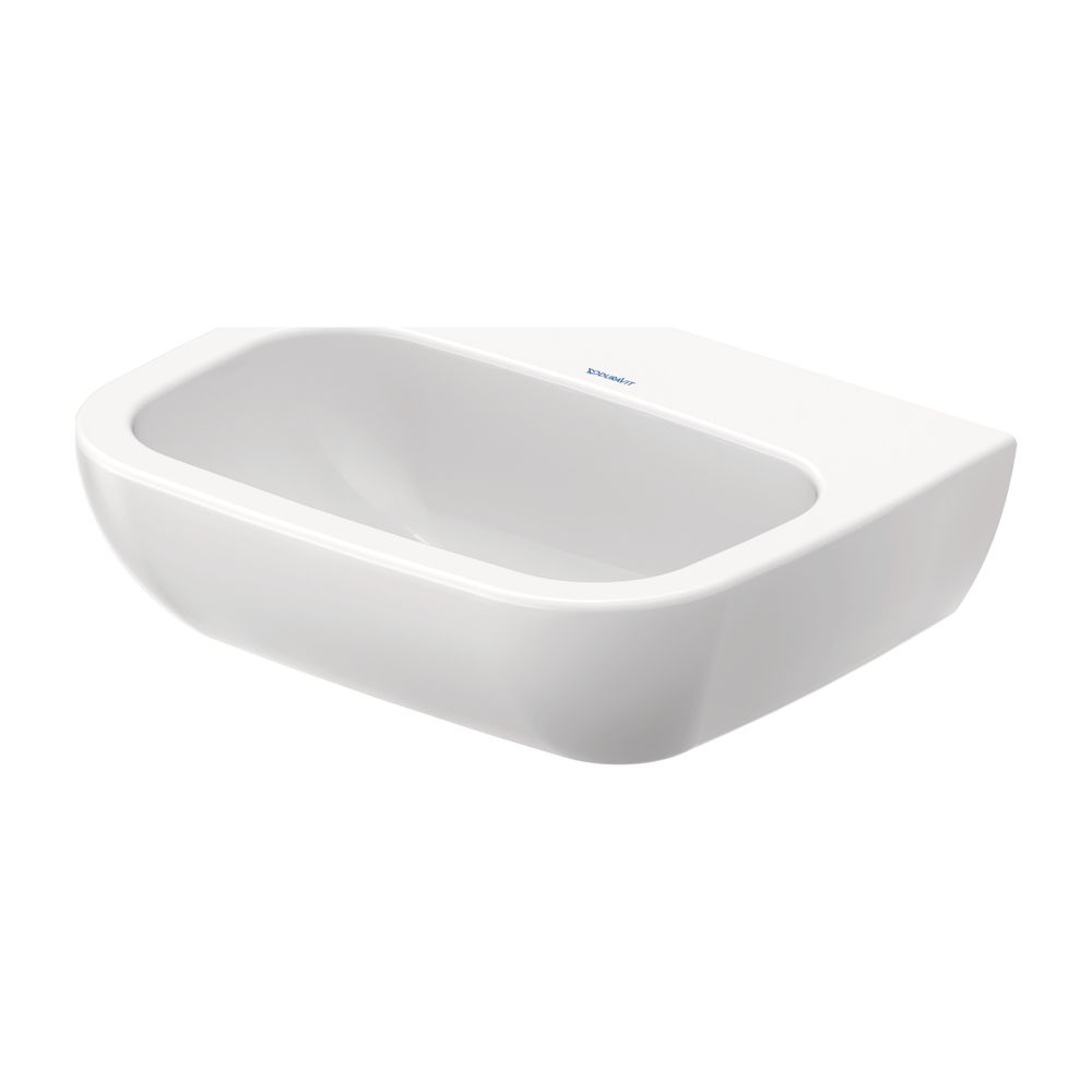 Duravit D-Code Waschtisch 430x550x175mm wandhängend, Weiß Hochglanz, Halbrund, 1 WP... DURAVIT-2311550070 4021534953002 (Abb. 1)