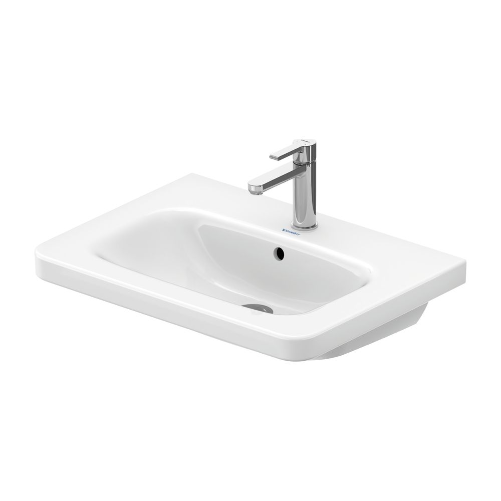 Duravit DuraStyle Waschtisch 480x650x165mm, WonderGliss, Weiß Hochglanz, Rechtecki... DURAVIT-23206500001 4021534854323 (Abb. 6)