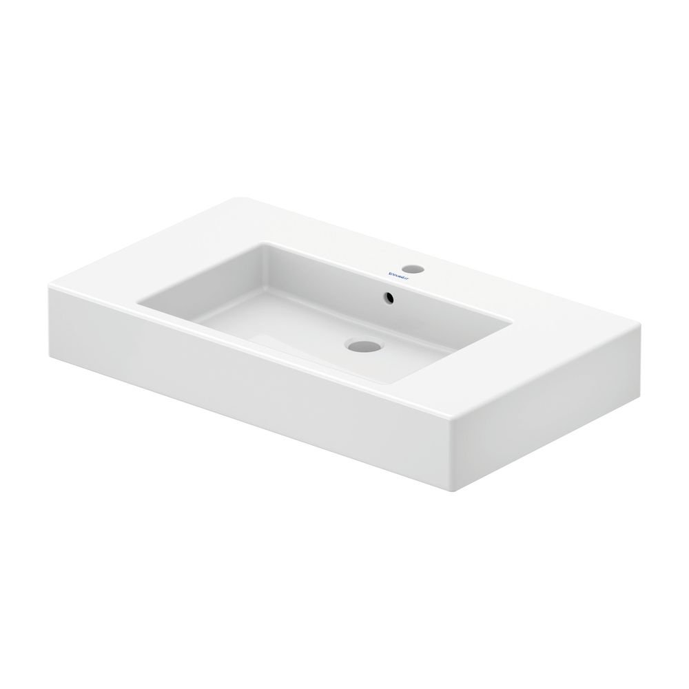 Duravit Vero Waschtisch 490x850x170mm, Weiß Hochglanz, Rechteckig, 1 Waschplatz/HL ... DURAVIT-0329850000 4021534317415 (Abb. 6)