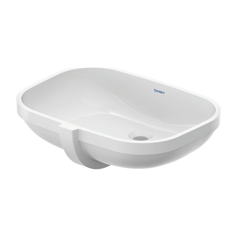 Duravit D-Code Einbauwaschtisch 430x560x210mm, Einbau von unten, Weiß Hochglanz, oh... DURAVIT-0338560000 4021534457852 (Abb. 7)