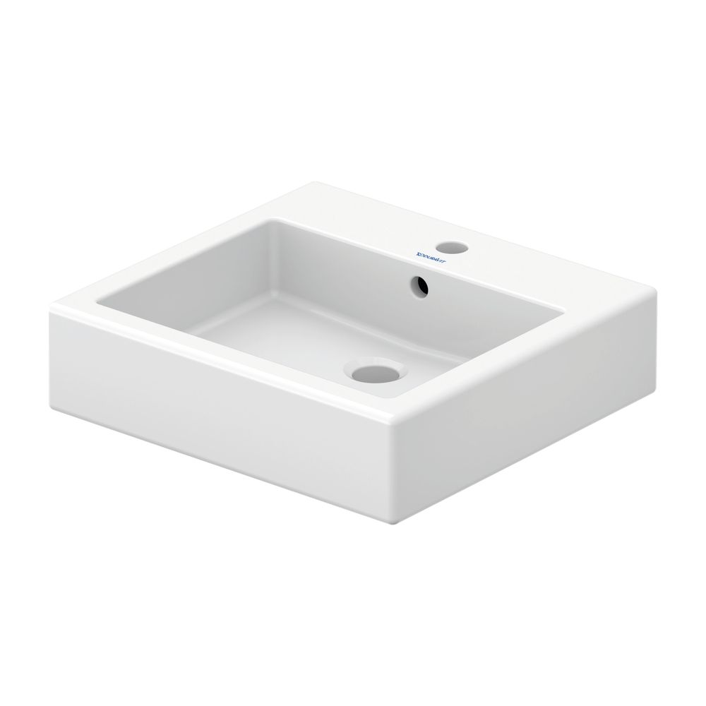 Duravit Vero Aufsatzbecken 500mm, Weiß Hochglanz, WonderGliss, Rechteckig, mit HLB... DURAVIT-04525000001 4021534434174 (Abb. 6)