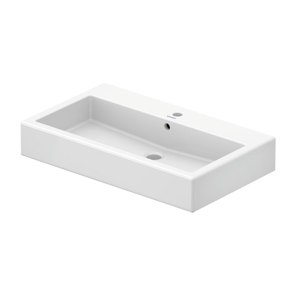 Duravit Vero Waschtisch 470x800x175mm wandhäng., Weiß Hochglanz, Rechteckig, 1 WP m... DURAVIT-0454800000 4021534269400 (Abb. 6)