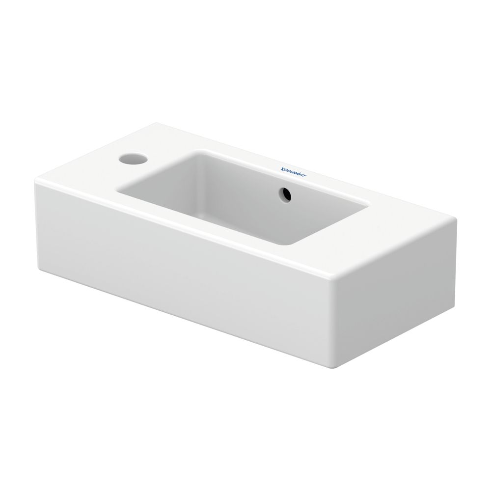 Duravit Vero Handwaschbecken 250x500x150mm, Weiß Hochglanz, Rechteckig, 1 Waschplat... DURAVIT-0703500009 4021534347641 (Abb. 2)