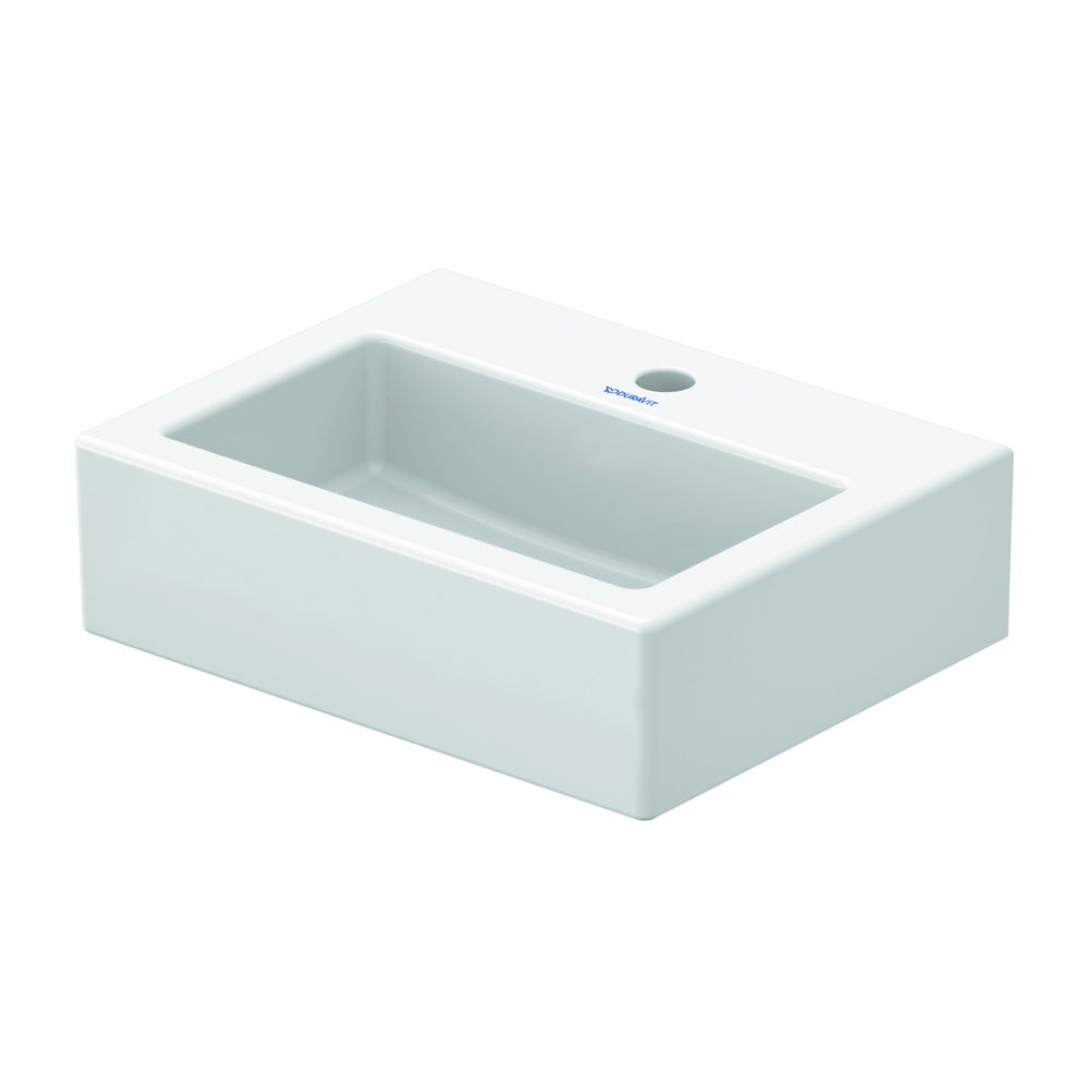 Duravit Vero Handwaschbecken 350x450x160mm, Weiß Hochglanz, WonderGliss, Rechtecki... DURAVIT-07044500411 4021534793165 (Abb. 2)
