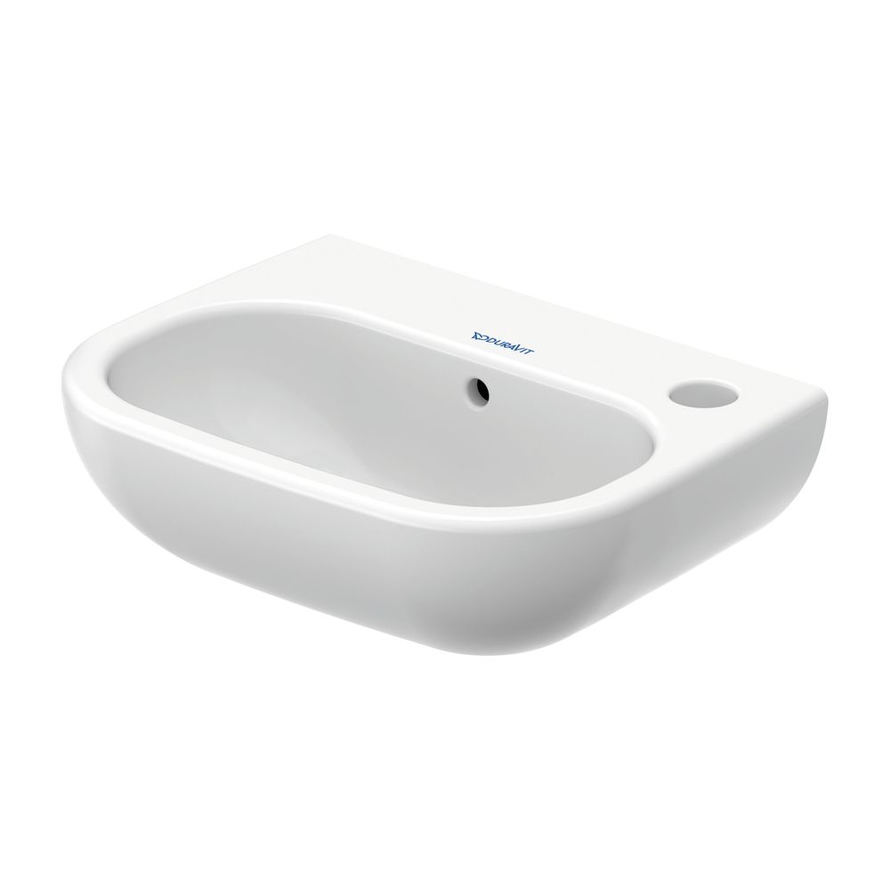 Duravit D-Code Handwaschbecken 270x360x130mm, Weiß Hochglanz, Rechteckig, 1 Waschpl... DURAVIT-0705360008 4021534687631 (Abb. 3)