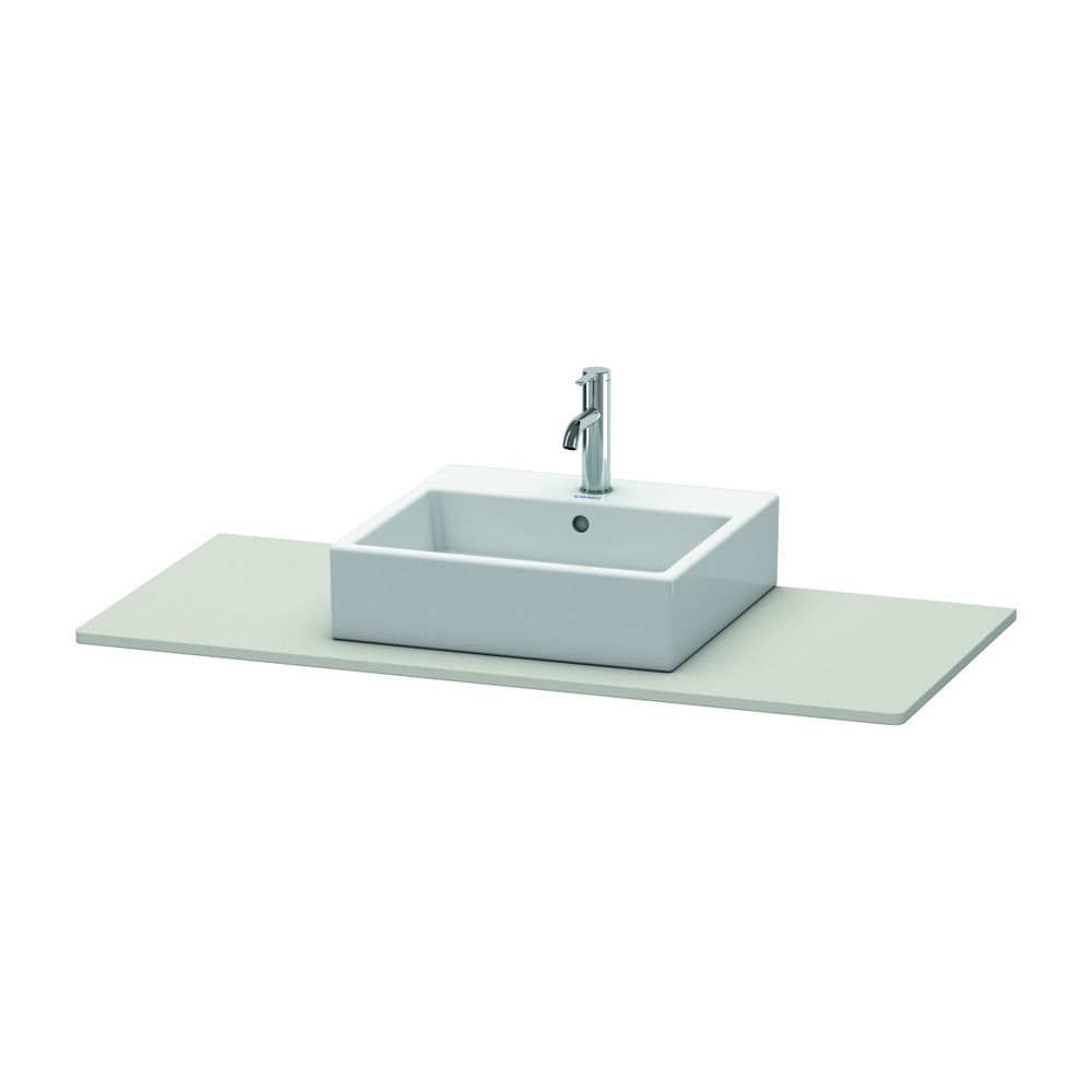 Duravit XSquare Konsole 550x800x16mm, Betongrau Matt, ohne Konsolenträger, 1 Aussc... DURAVIT-XS060D00707 4053424566498 (Abb. 1)