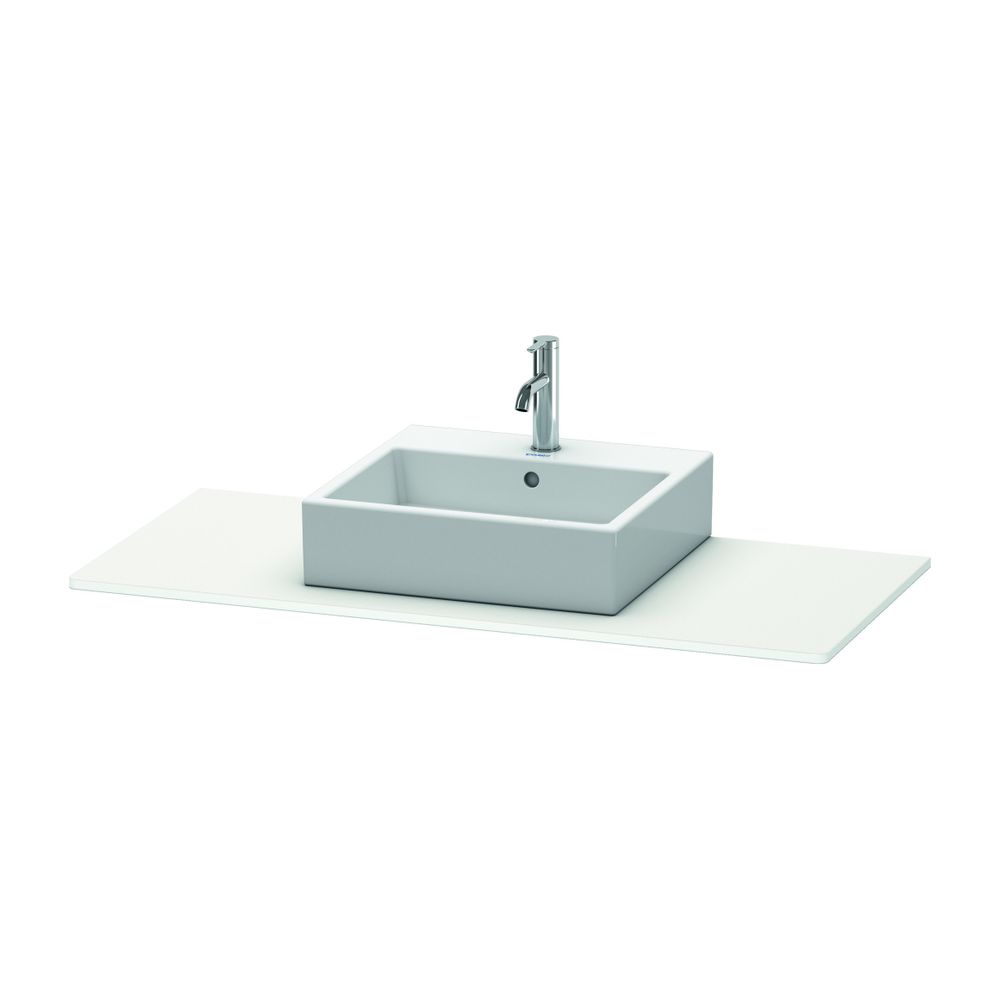 Duravit XSquare Konsole 550x800x16mm, Mattweiß, ohne Konsolenträger, 1 Ausschnitt/... DURAVIT-XS060D01818 4053424566474 (Abb. 1)