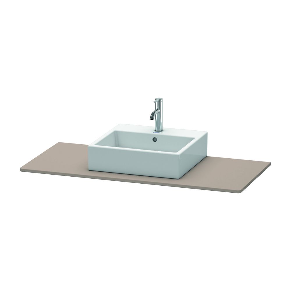 Duravit XSquare Konsole 550x800x16mm, Basalt Matt, ohne Konsolenträger, 1 Ausschni... DURAVIT-XS060D04343 4053424566511 (Abb. 1)