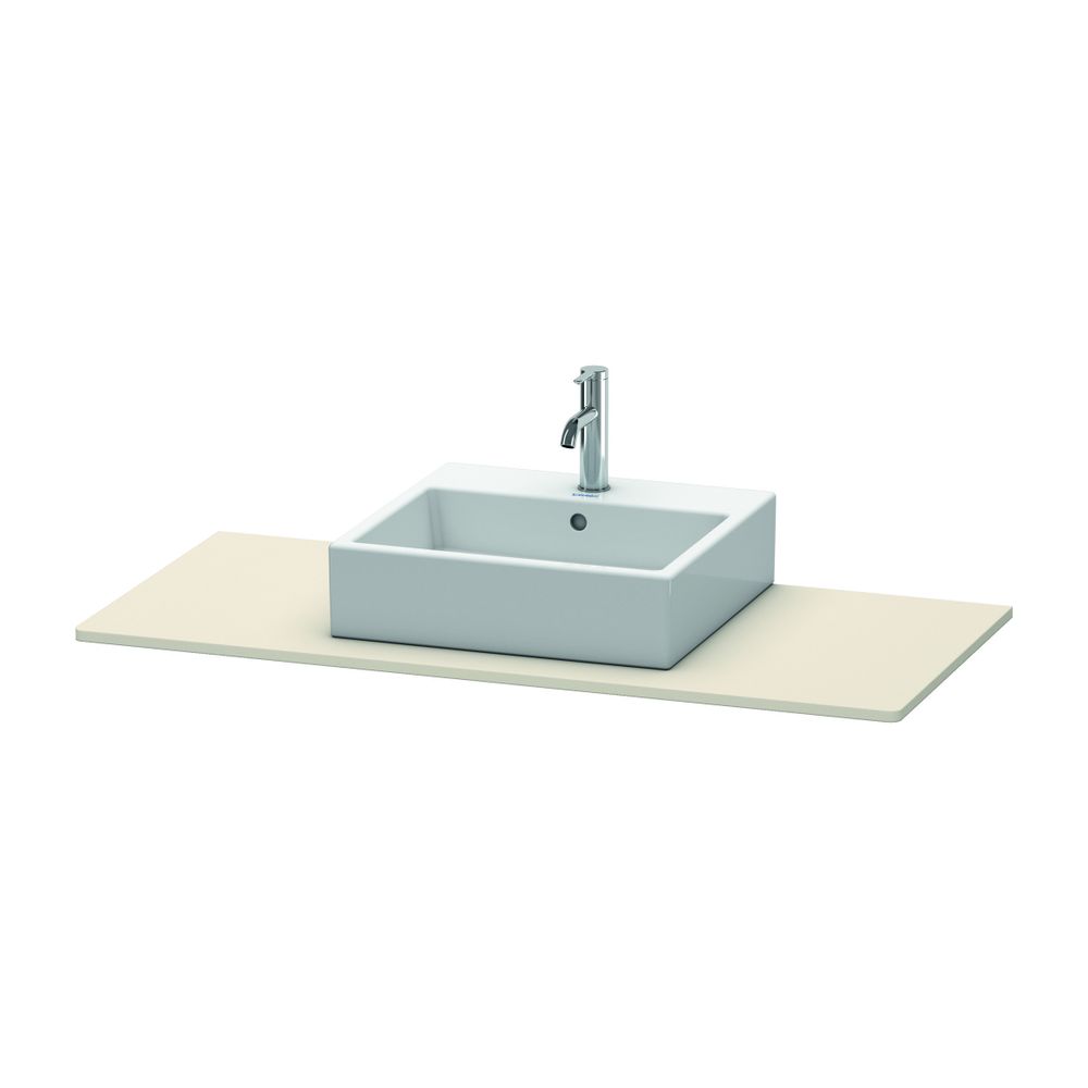 Duravit XSquare Konsole 550x800x16mm, Taupe Matt, ohne Konsolenträger, 1 Ausschnit... DURAVIT-XS060D09191 4053424566504 (Abb. 1)