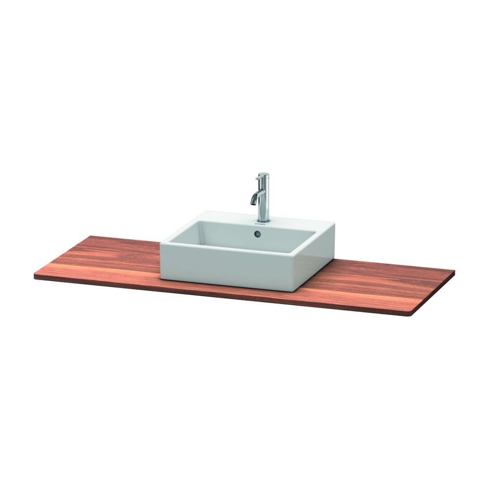 Duravit XSquare Massivholzkonsole 550x1400x20mm, 1 Ausschnitt/Waschplatz, Amerikan... DURAVIT-XS061GM7777 4053424569796 (Abb. 1)