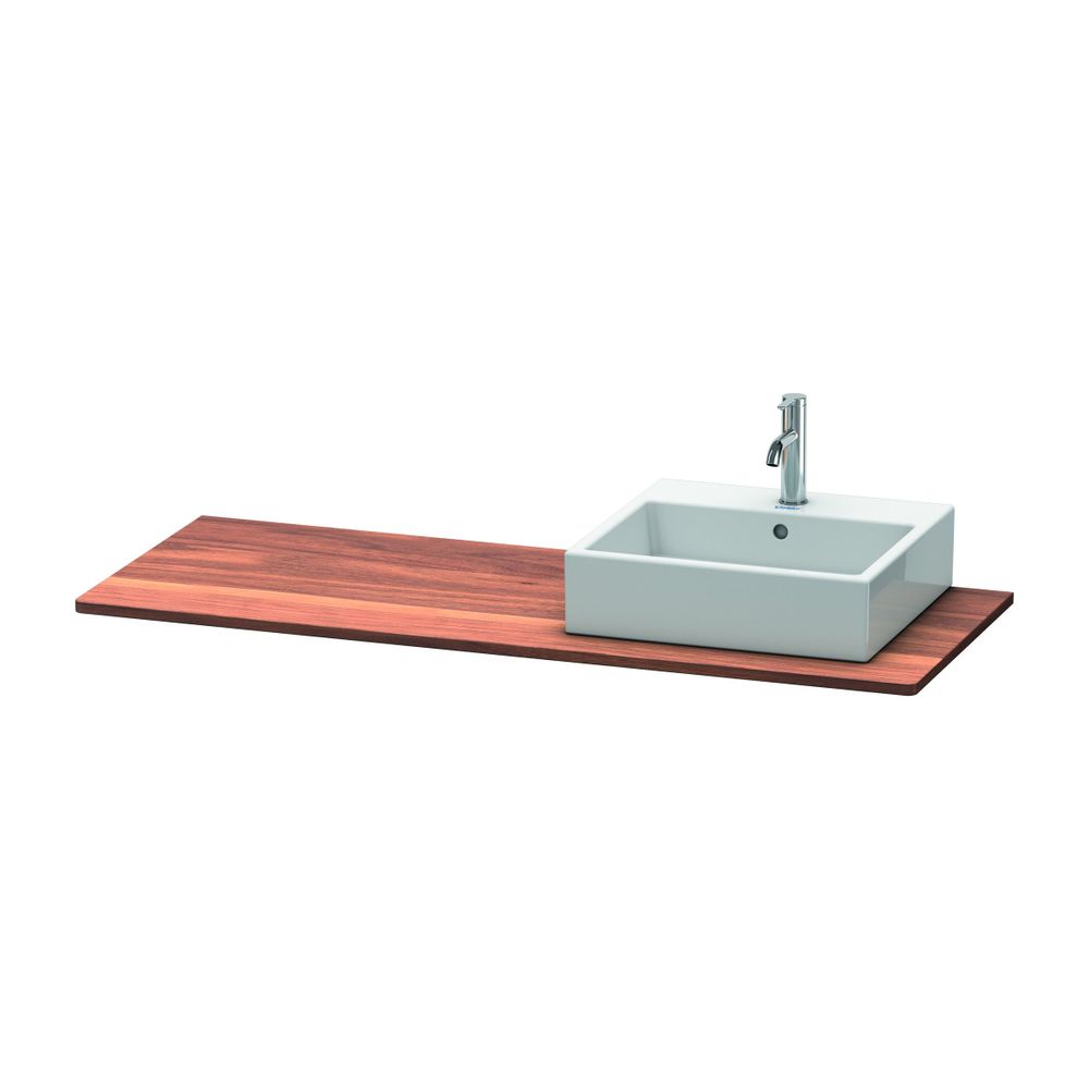 Duravit XSquare Massivholzkonsole 550x1400x20mm, R, 1 Ausschnitt/Waschplatz, Ameri... DURAVIT-XS061GR7777 4053424569789 (Abb. 1)