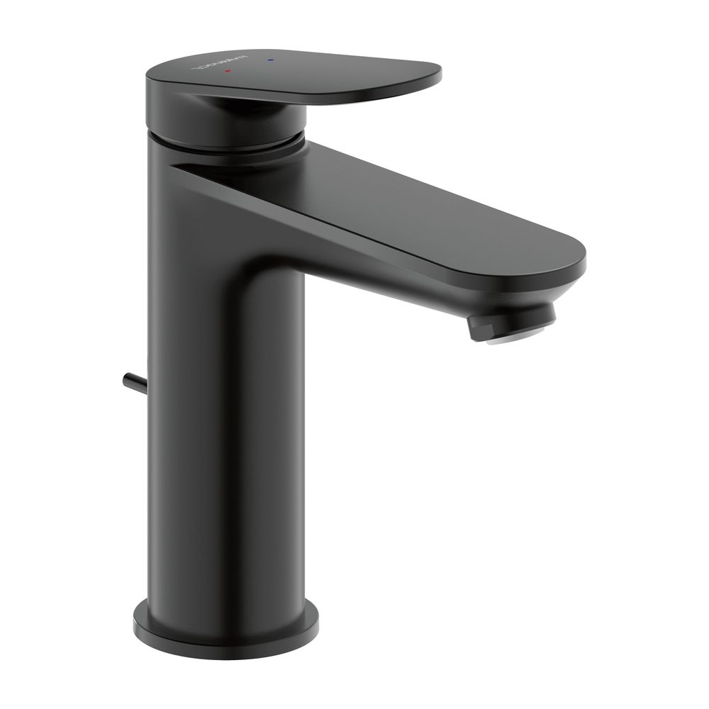 Duravit Wave Einhebel-Waschtischmischer M, Mattschwarz, 5l/min, Hebelgriff, mit G... DURAVIT-WA1020001046 4067116105230 (Abb. 2)