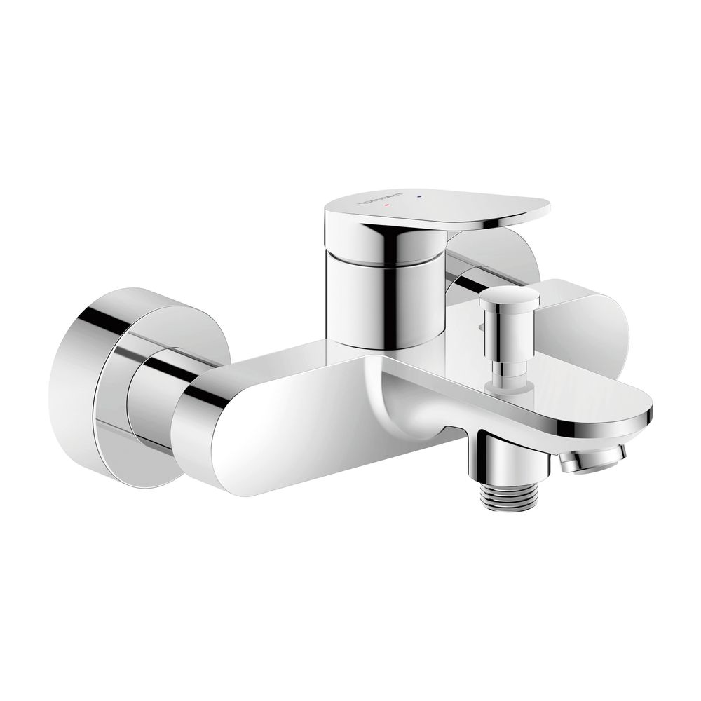 Duravit Wave Einhebel-Wannenmischer Aufputz, Chrom, S-Anschlüsse, 1/2", Stichmaß ... DURAVIT-WA5230000010 4067116105841 (Abb. 2)