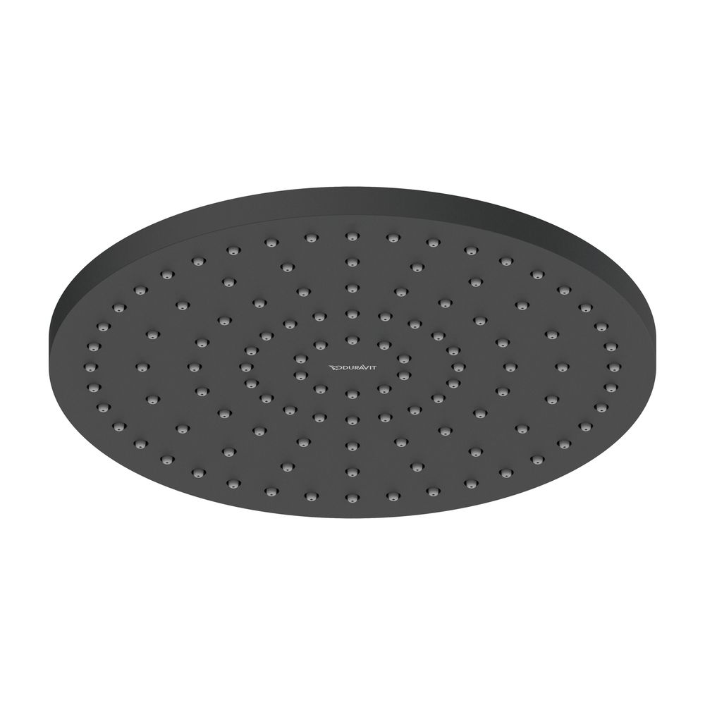 Duravit Kopfbrause, Mattschwarz, Kunststoff, MinusFlow, Rund, d. Kopfbrause 250mm... DURAVIT-UV0662018046 4067116113945 (Abb. 2)