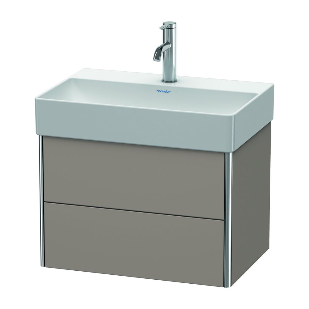 Duravit XSquare Waschtischunterbau wandhäng. 390x584x397mm Compact, Basalt Matt, G... DURAVIT-XS416704343 4053424526027 (Abb. 1)