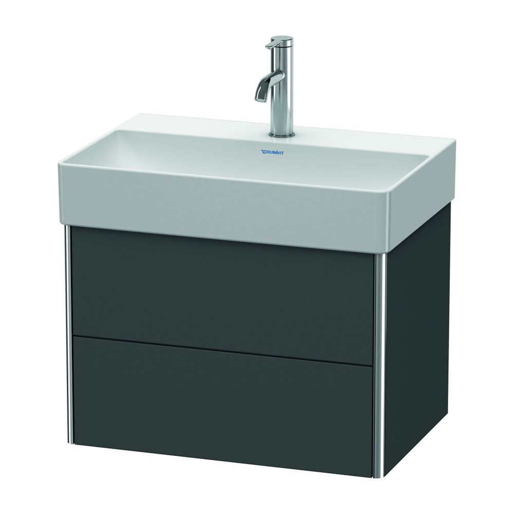 Duravit XSquare Waschtischunterbau wandhäng. 390x584x397mm Compact, Graphit Matt, ... DURAVIT-XS416704949 4053424526034 (Abb. 1)