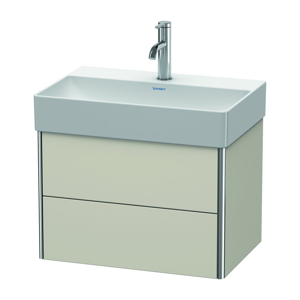 Duravit XSquare Waschtischunterbau wandhäng. 390x584x397mm Compact, Taupe Matt, Gr... DURAVIT-XS416709191 4053424526010 (Abb. 1)