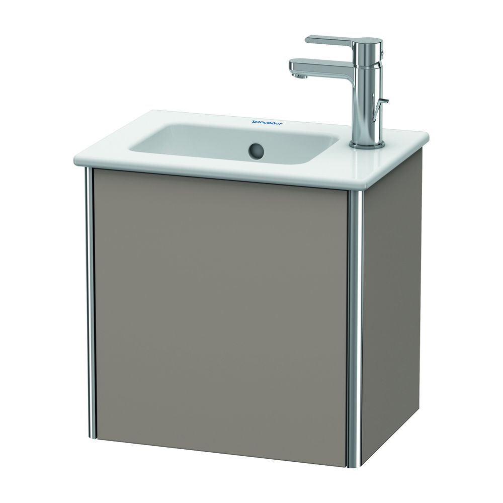 Duravit XSquare Waschtischunterbau wandhäng. 289x410x400mm, L, Basalt Matt, Griffl... DURAVIT-XS4170L4343 4053424519043 (Abb. 1)