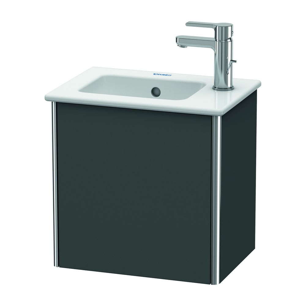 Duravit XSquare Waschtischunterbau wandhäng. 289x410x400mm, L, Graphit Matt, Griff... DURAVIT-XS4170L4949 4053424519050 (Abb. 1)