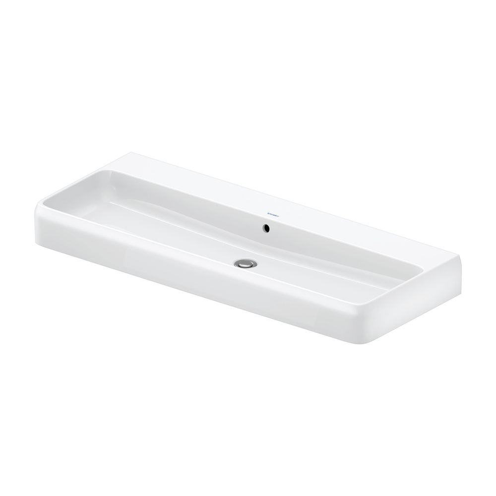 Duravit Qatego Waschtisch 470x1200x150mm wandhäng., Weiß Hochglanz, Rechteckig, Dur... DURAVIT-2382120028 4067116305517 (Abb. 1)
