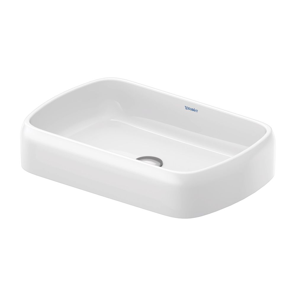 Duravit Qatego Aufsatzbecken 600mm, Weiß Hochglanz, Oval, ohne Überlauf und HLB, Ge... DURAVIT-2384600079 4067116996142 (Abb. 3)