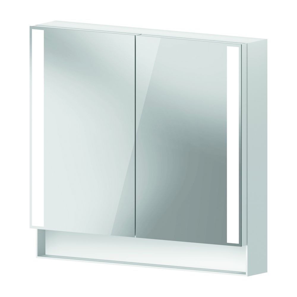 Duravit Qatego Spiegelschrank Wandmontage 155x800x750mm, Weiß, 2 Türen L/R, 2 ... DURAVIT-QA7151018181000 4067116205411 (Abb. 1)