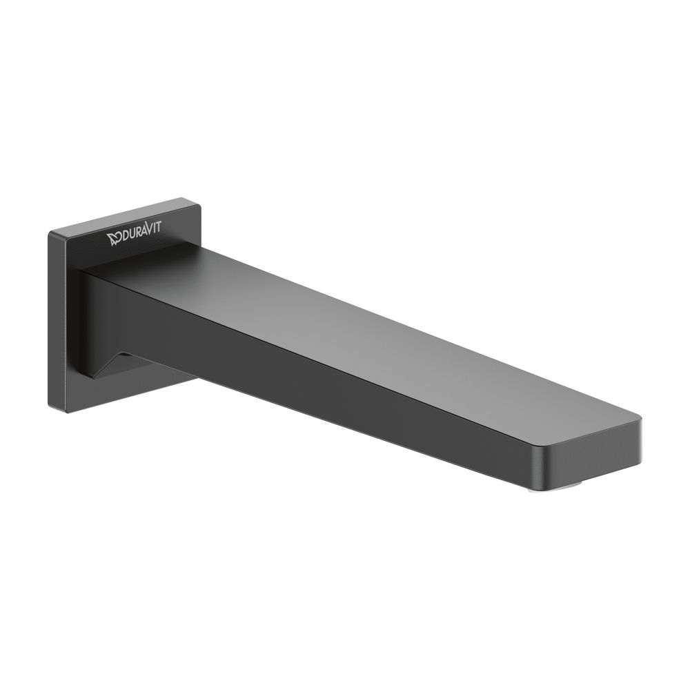 Duravit Manhattan Wanneneinlauf Mattschwarz, Rosette eckig, Ausladung 189mm,19, 5... DURAVIT-MH5240010046 4067116105018 (Abb. 1)